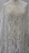 Imagine Bridal Orchids - Dantela brodata cu perle si margele - white