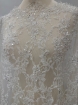 Imagine Bridal Orchids - Dantela brodata cu perle si margele - white