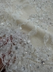 Imagine Bridal Orchids - Dantela brodata cu perle si margele - white