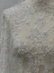 Imagine Bridal Orchids - Dantela brodata cu perle si margele - white