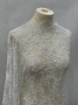 Imagine Bridal Orchids - Dantela brodata cu perle si margele - white