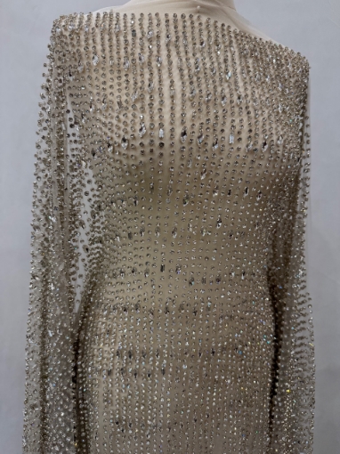 Imagine Luminous Drops - Broderie cu cristale argintii - Silver