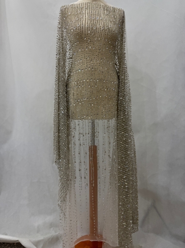 Imagine Luminous Drops - Broderie cu cristale argintii - Silver