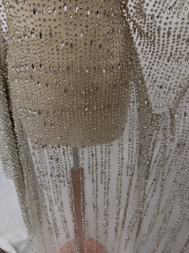 Imagine Luminous Drops - Broderie cu cristale argintii - Silver